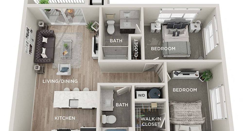 2 bedroom apartment for rent