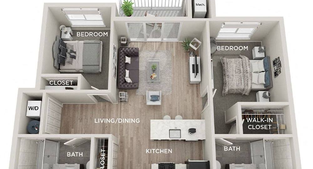 2 bedroom apartment for rent