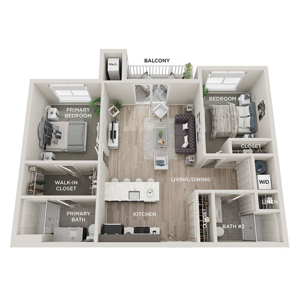 2 bedroom apartment for rent