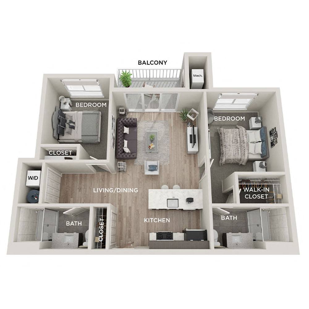 2 bedroom apartment for rent